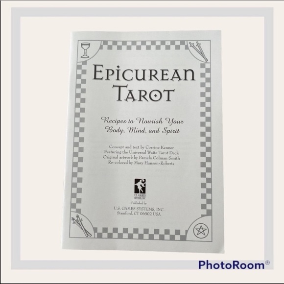 Epicurean Tarot Recipe Cards by Corrine Kenner 78 card tarot deck in stand box - Picture 7 of 8